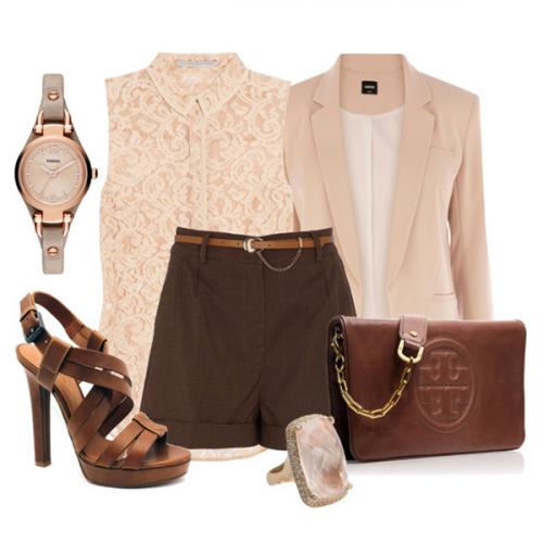 Бежевый цвет в одежде. Какие цвета сочетаются с бежевым в одежде