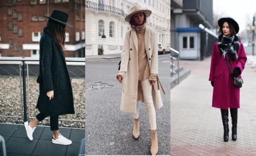 С чем носят пальто женское головной убор. Как выбрать шапку к пальто по цвету? 13