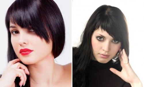 Длинная челка на две стороны с хвостом. Основные виды