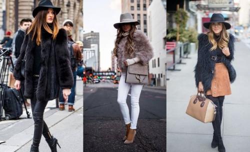 С чем носят пальто женское головной убор. Как выбрать шапку к пальто по цвету? 18