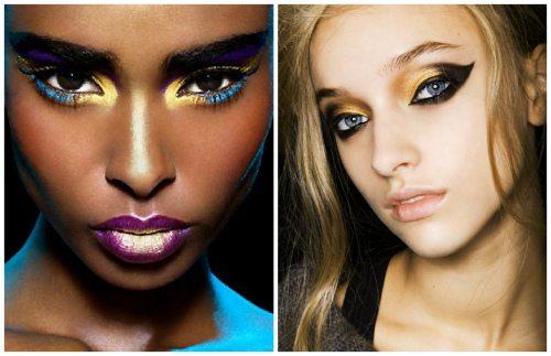 Подиумный макияж-как сделать. Стильный подиумный макияж своими руками