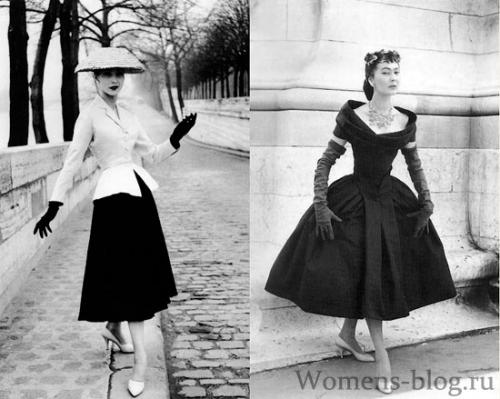 Нью-лук стиль в одежде история. Стиль New Look 1947 года, Кристиан Диор.