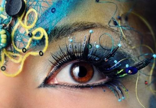 Фантазийный макияж-пошагово. 