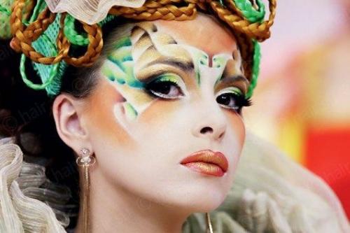 Эскиз фантазийного макияжа. Фантазийный макияж, осваиваем необычный художественный make up