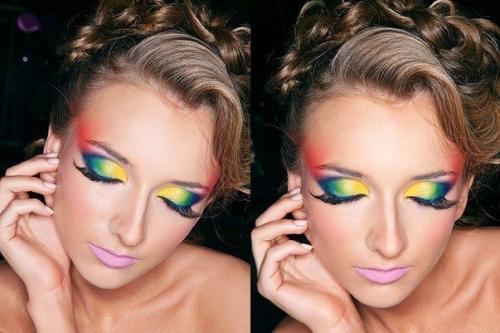 Авангардный макияж описание. Авангардный макияж
