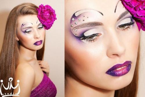 Авангардный вечерний макияж. Типы авангардного макияжа