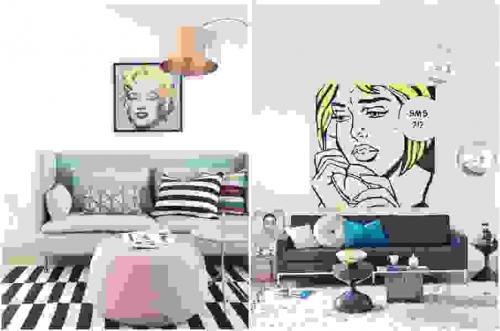 Освещение в стиле поп-арт