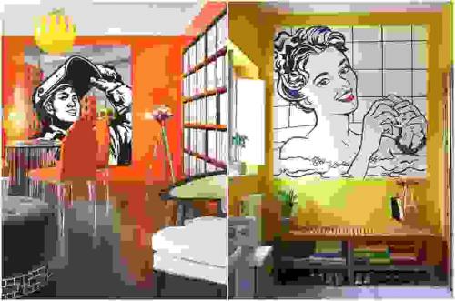 Освещение в стиле поп-арт