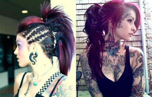 Прическа в готическом стиле. Кому подходит