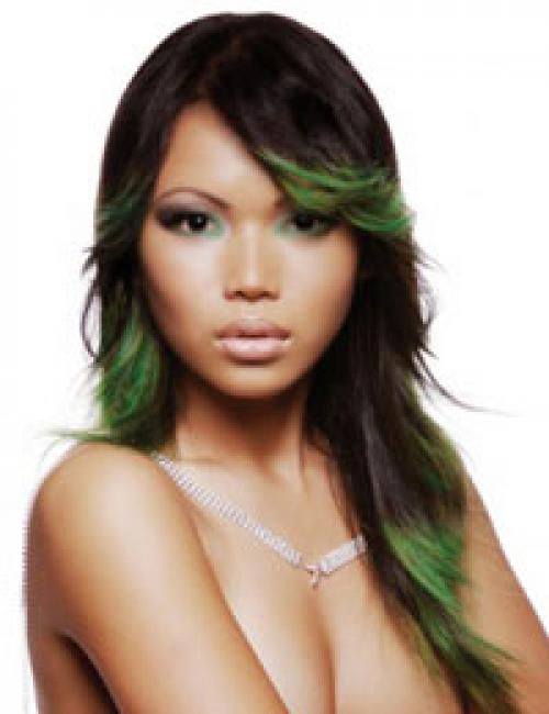 Макияж к голубым волосам. Макияж для синих , зелёных , бирюзовых волос