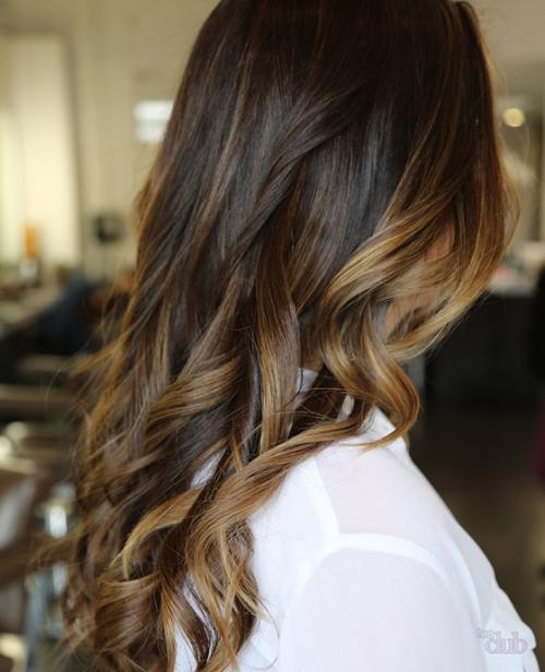 Черные волосы с белыми кончиками. Варианты мелирования