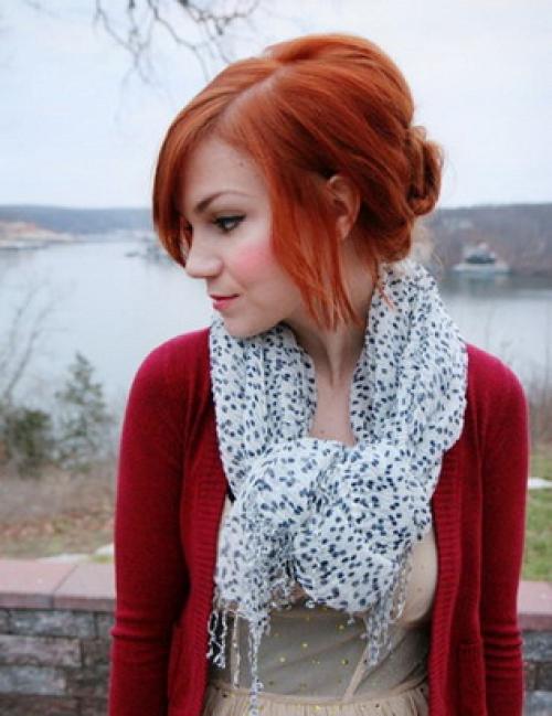 Красные волосы макияж. Красные волосы: оттенки