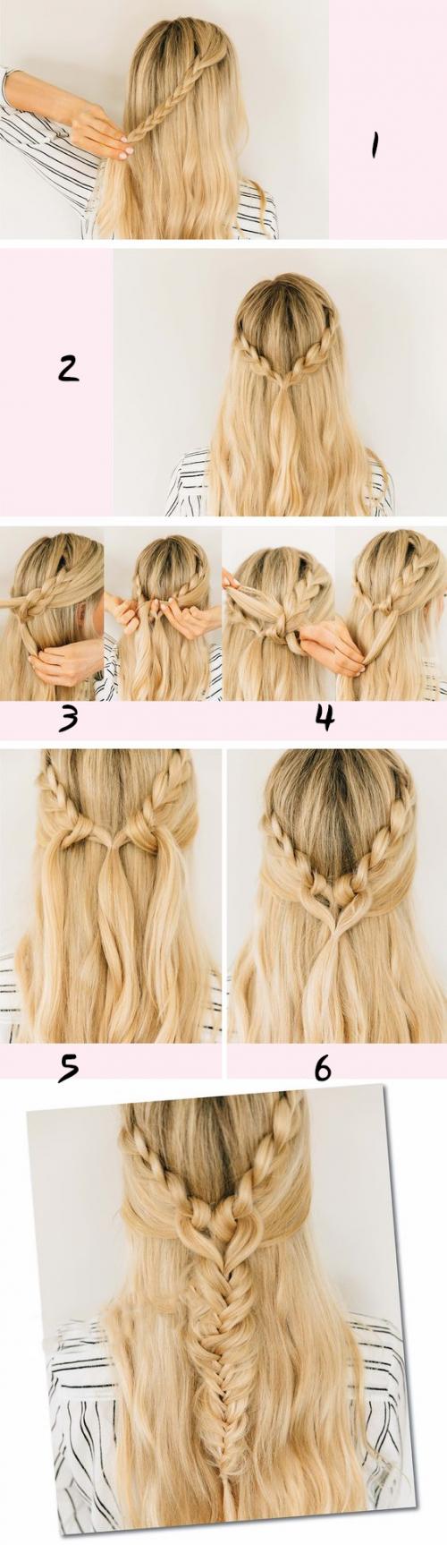 Прически на длинные волосы пошагово. Делаем самостоятельно