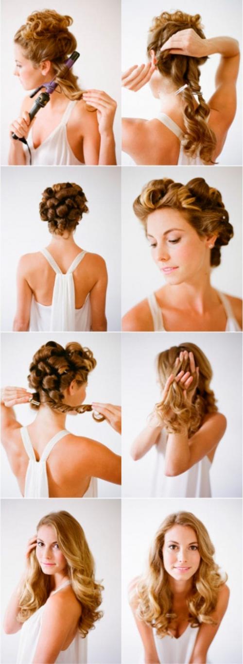 Прически на длинные волосы