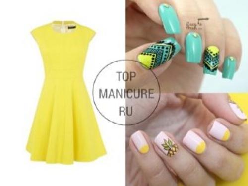 Маникюр к золотому платью. Макияж под золотое и черно-золотое платье 26