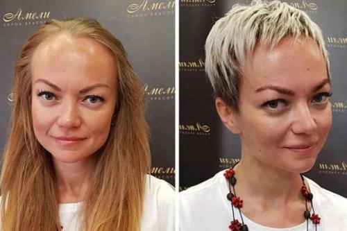 Преображение стрижка до и после. «До и после»: преображения женщин в руках стилиста