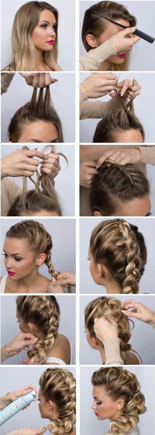 Прически на длинные волосы пошагово. Делаем самостоятельно