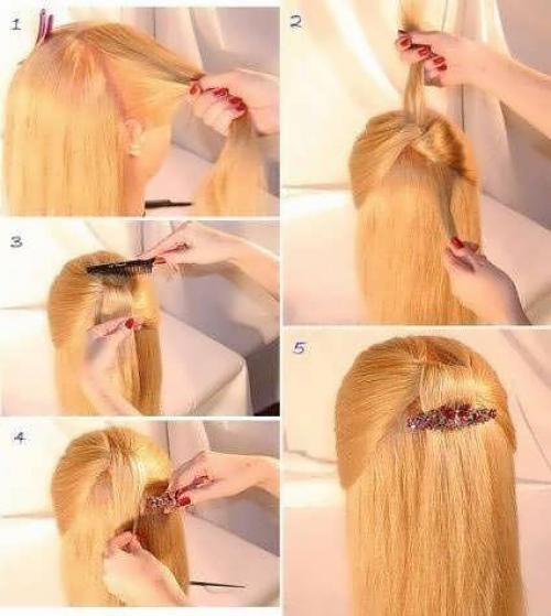 Прически на длинные волосы на каждый день. Повседневные простые прически на длинные волосы своими руками