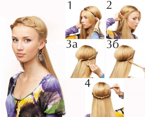 Прически на длинные волосы пошагово. Делаем самостоятельно