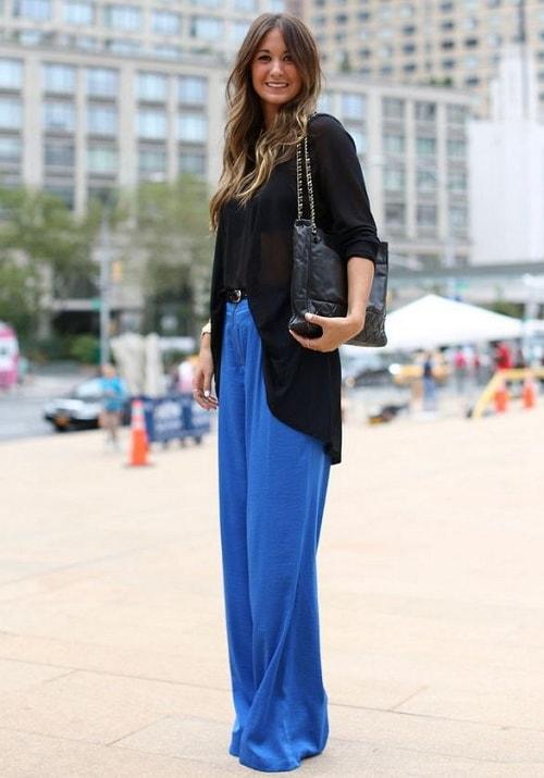 Брюки палаццо-марлен