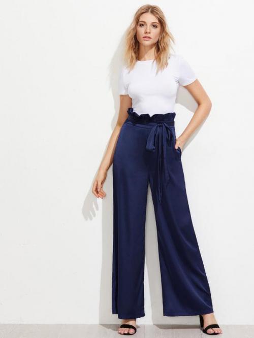 Широкие брюки. С чем носить и кому идут широкие женские брюки, стильные модели и образы