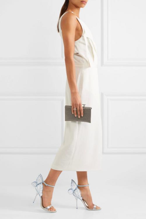 С чем можно носить голубые босоножки. Трендовые сочетание