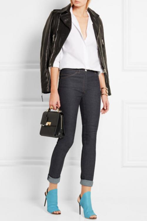 С чем можно носить голубые босоножки. Трендовые сочетание