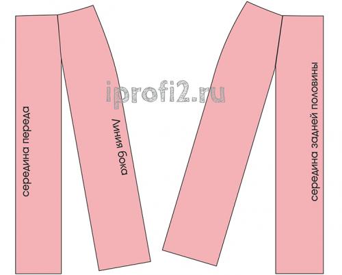 Готовая выкройка юбки-трапеции. Моделирование юбки-трапеции