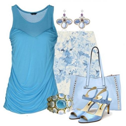 С чем носить голубые босоножки 18 С чем носить голубые босоножки 18