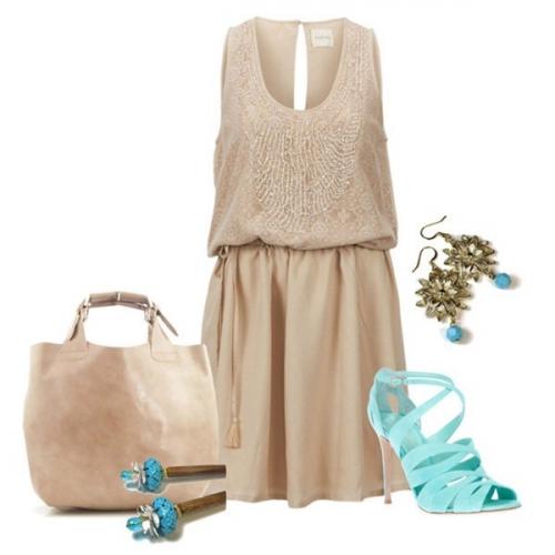 С чем носить голубые босоножки 16 С чем носить голубые босоножки 16