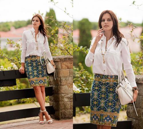 Полосатая рубашка с чем носить. Разновидности женских рубашек