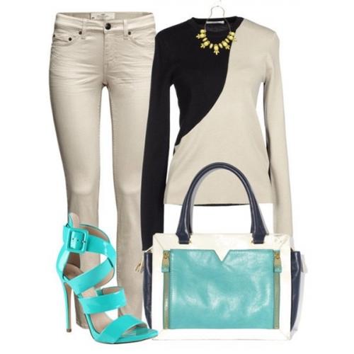 С чем носить голубые босоножки 17 С чем носить голубые босоножки 17