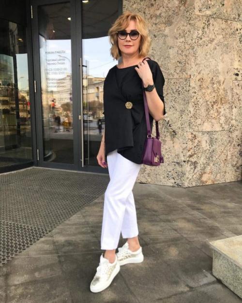 Модные образы для женщин з. Прекрасные женщины в 40 и одежда