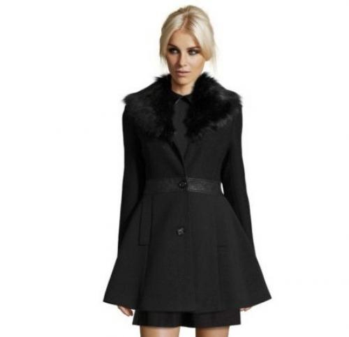 Зимнее черное пальто с чем носить. Как носить различные модели? 02