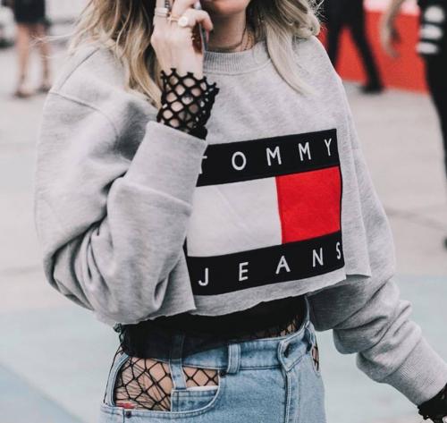 Колготки в сетку и джинсы. Must have: Сетка / fishnet tights