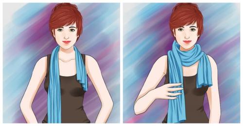 Как завязать теплый шарф на пальто. Как завязать шарф – базовые приемы