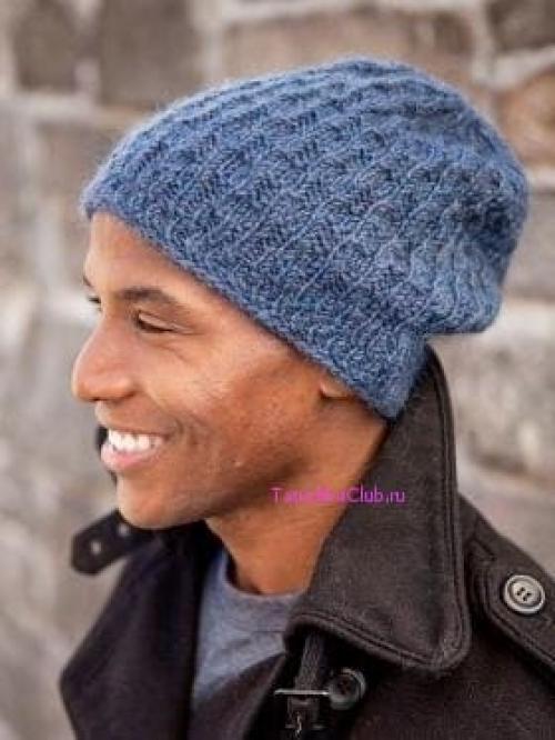 Как украсить вязаную шапку бини. Молодежный стиль