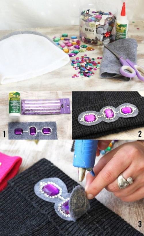 Украшение на шапку своими руками. Начнем с помпонов 13 Украшение на шапку своими руками. Начнем с помпонов 13