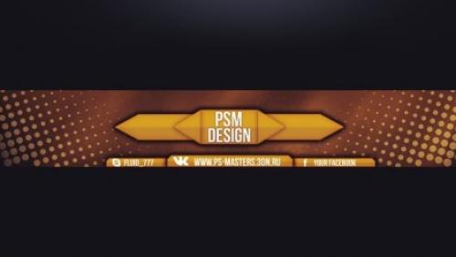 Украшения для шапки ютуб. Шапки для канала на youtube c исходниками в PSD (подборка)