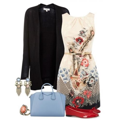 С чем носить красные балетки 03 С чем носить красные балетки 03