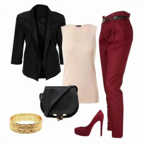 С чем носить красные балетки 15 С чем носить красные балетки 15