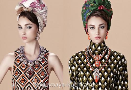 Теплый шарф на голову. шарф-палантин на голове.