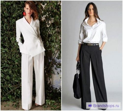 Узкие женские брюки со стрелками. Обзор фасонов