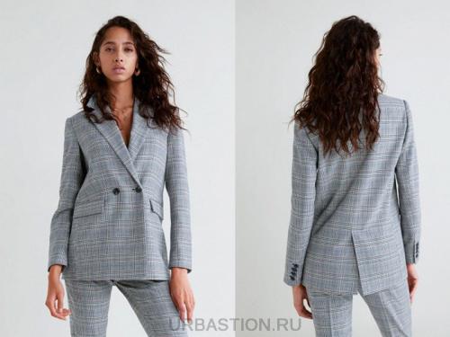 Как украсить серый пиджак. Модели серых пиджаков для женщин на фото