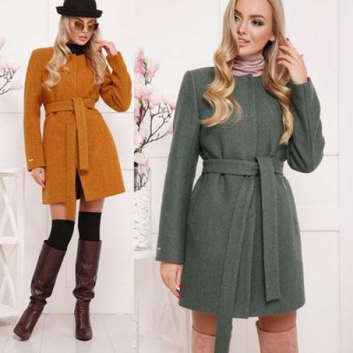 С чем носить черное пальто без воротника. С чем носить пальто без воротника