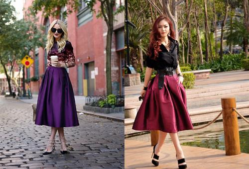 Длинная юбка из атласа. С чем и куда носить атласную юбку?