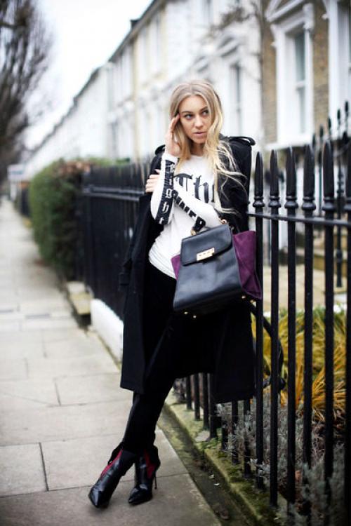 Лавандовая сумка с чем носить. С чем носить фиолетовую сумку: самые лучшие примеры