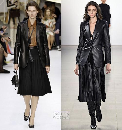 Пиджак женский 2019. Кожаный пиджак - модный камбек сезона