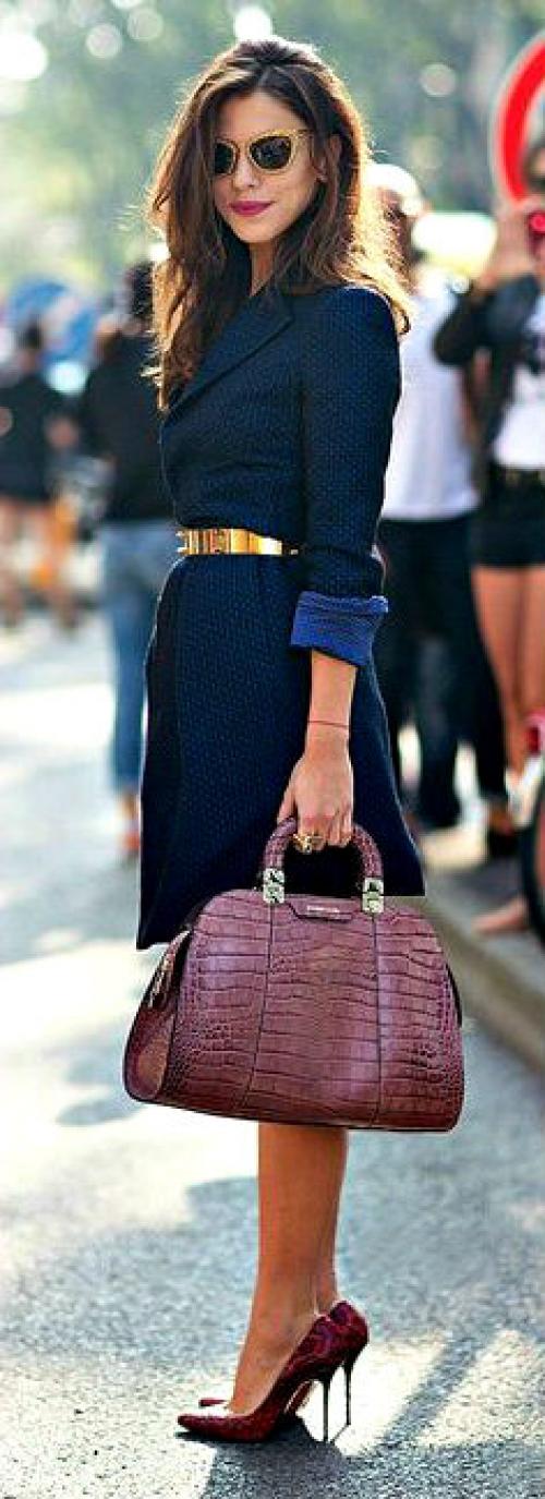 Лавандовая сумка с чем носить. С чем носить фиолетовую сумку: самые лучшие примеры