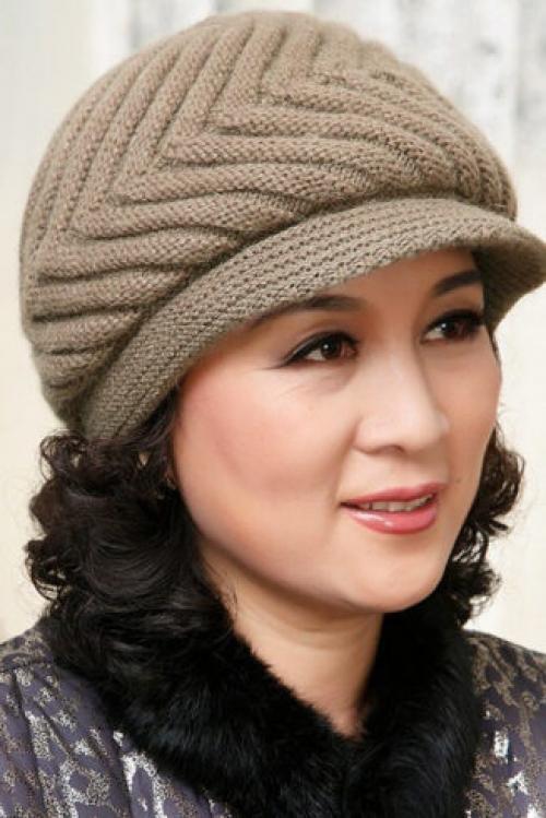 Связать шапку для полного лица. Выбираем модель по форме лица